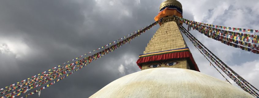 Bouddhanath Stupa, nepal, family travel, road schooling