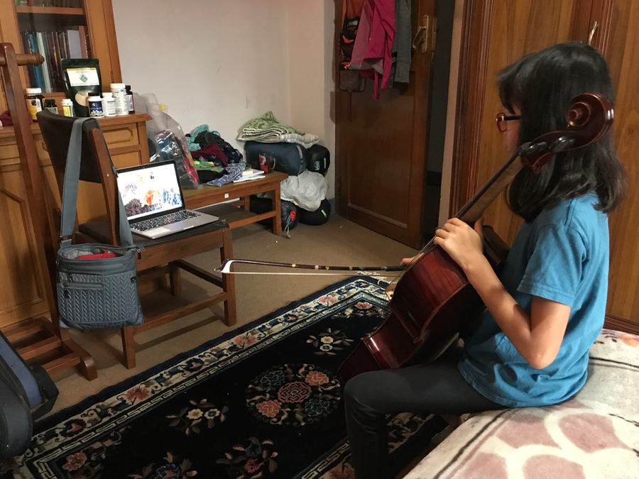 cello, cello practice, Psyche Dhunkase