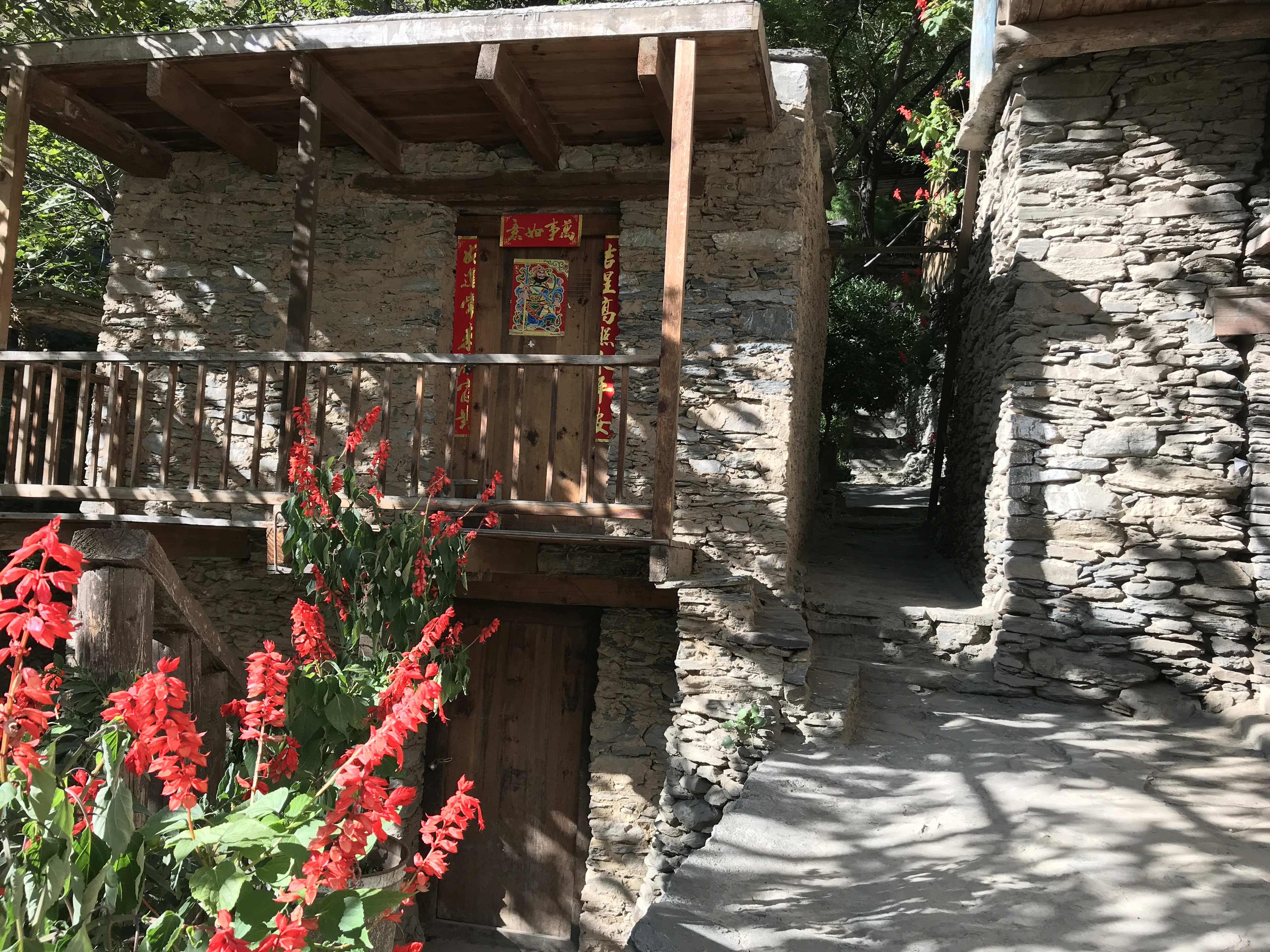 Qiang, stone houses, Sichuan