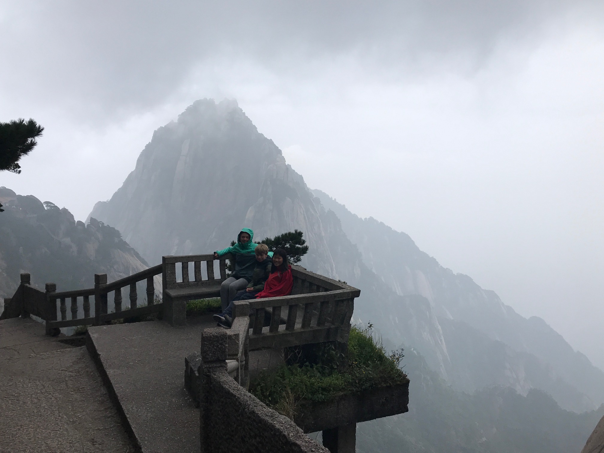 Huangshan Mountains, family travel, road schooling, Yellow Mountains