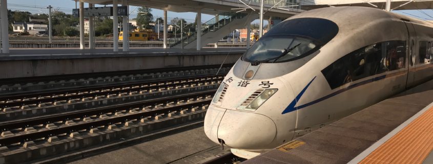 high-speed train, China, family travel, road schooling