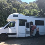 campervan, New Zealand, tramping, kids
