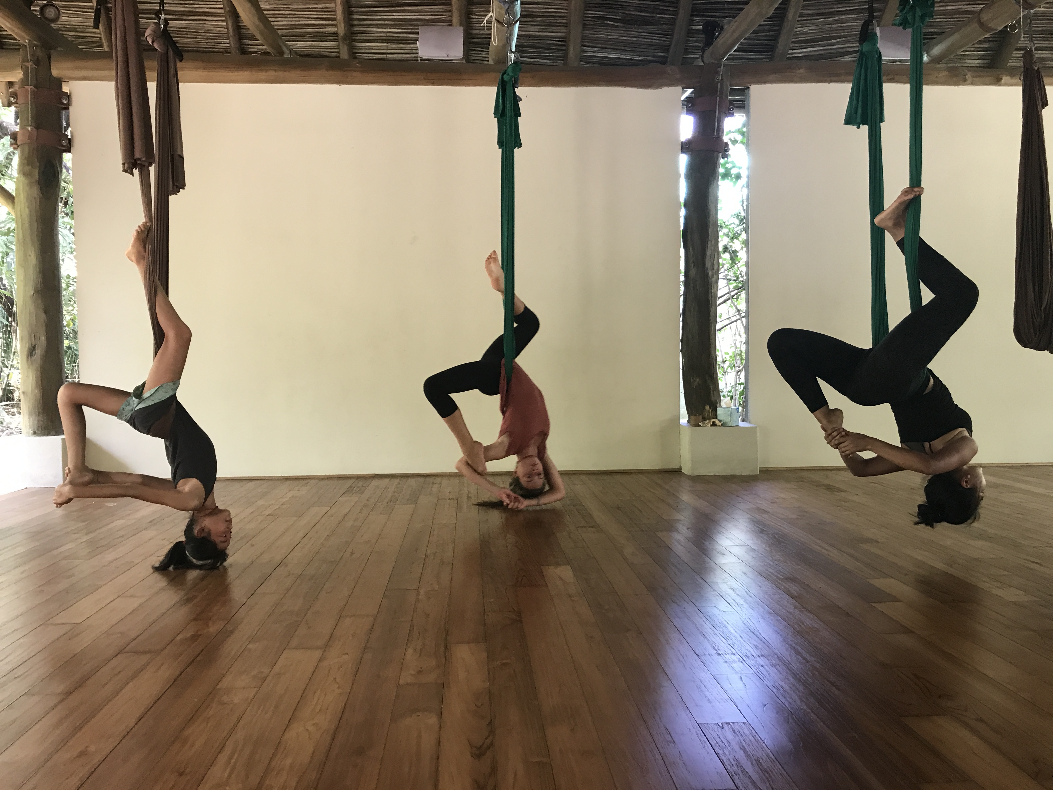 aerial yoga, Harmony House, Playa Guiones, Nosara, yoga