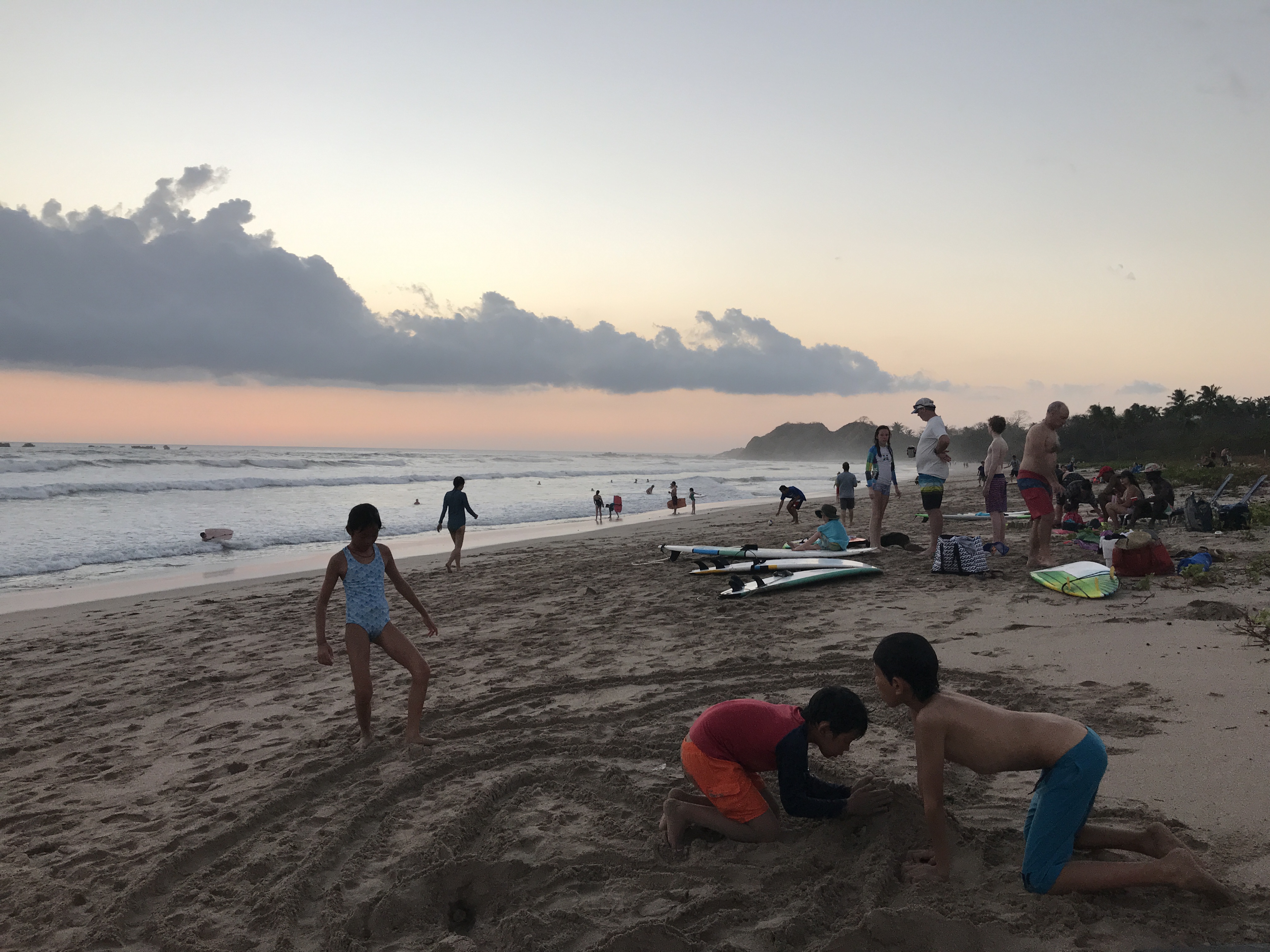 Playa Guiones, Nosara, Costa Rica, sunset