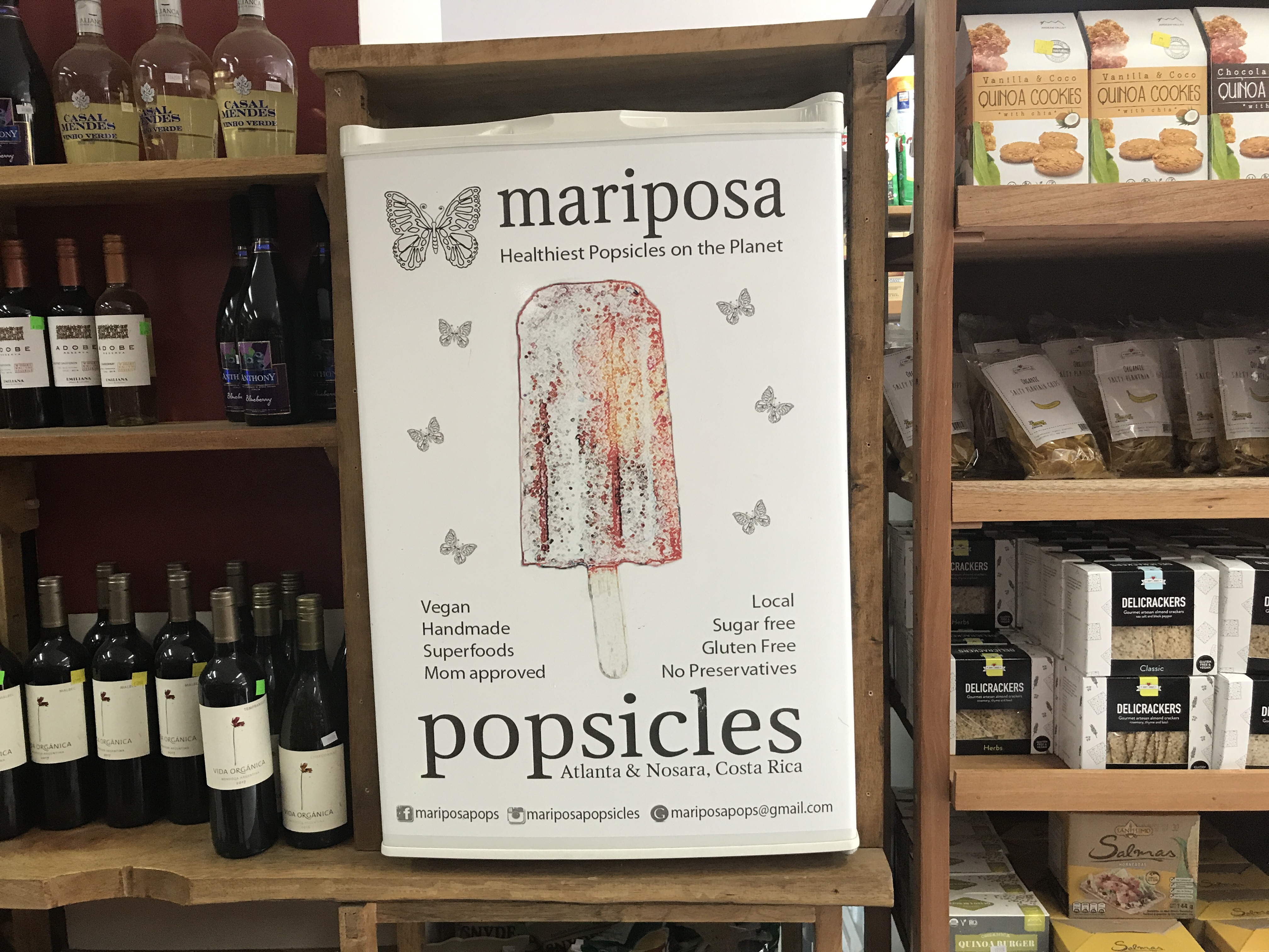 popsicle, Mariposa, Nosara, Playa Guiones